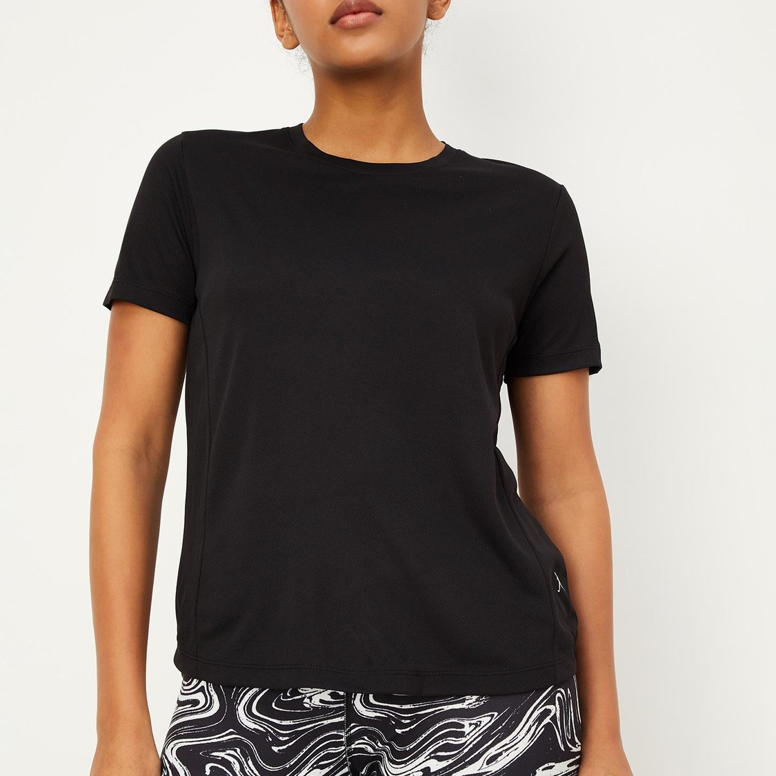 Women Textured Sports T-shirt