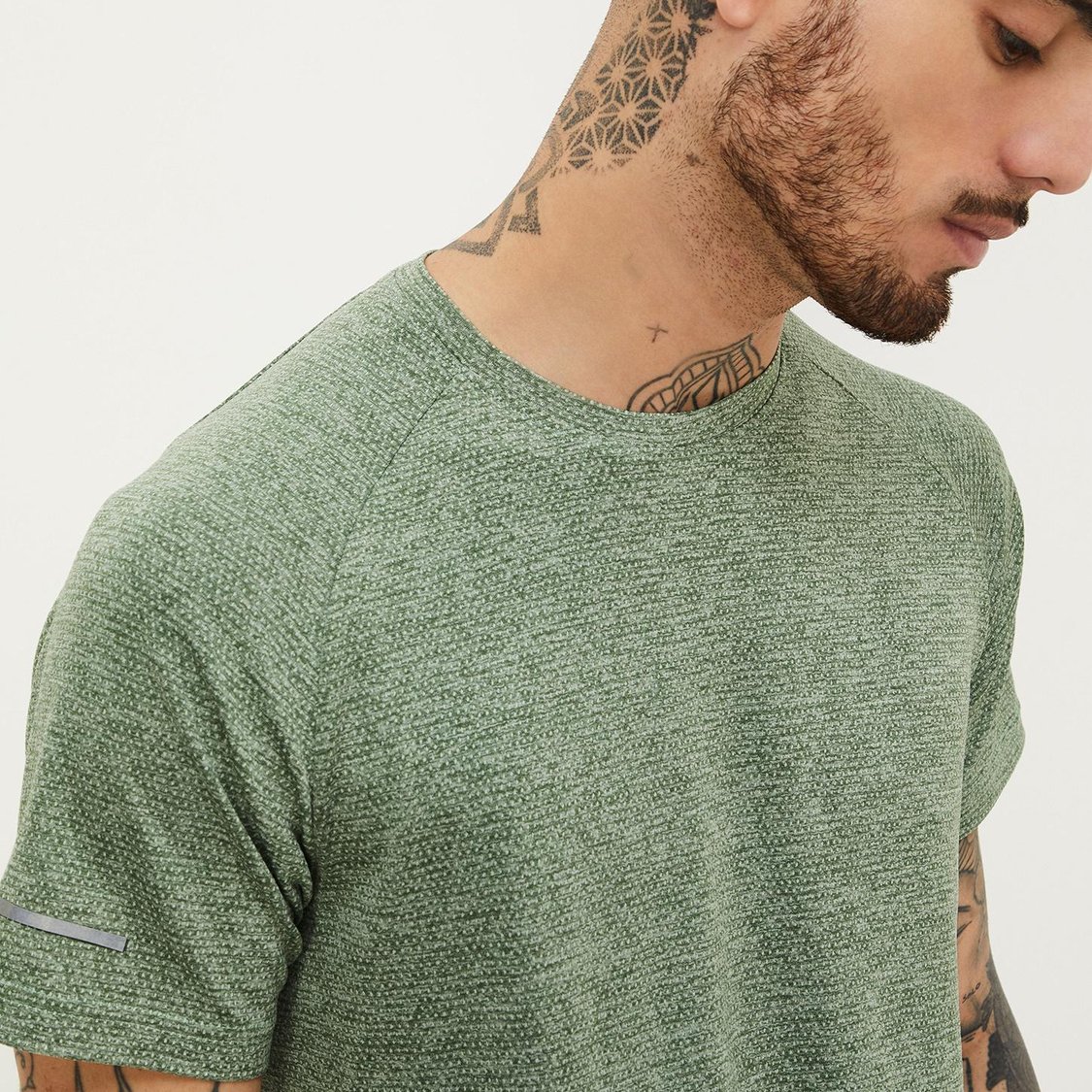 Men Solid Sports T-shirt