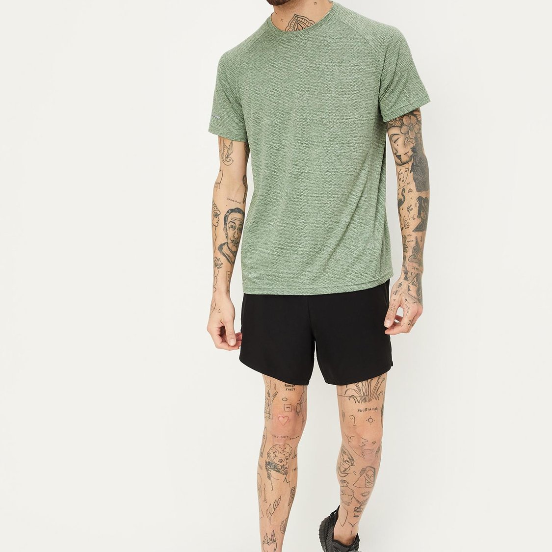 Men Solid Sports T-shirt