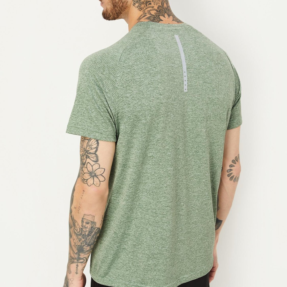 Men Solid Sports T-shirt