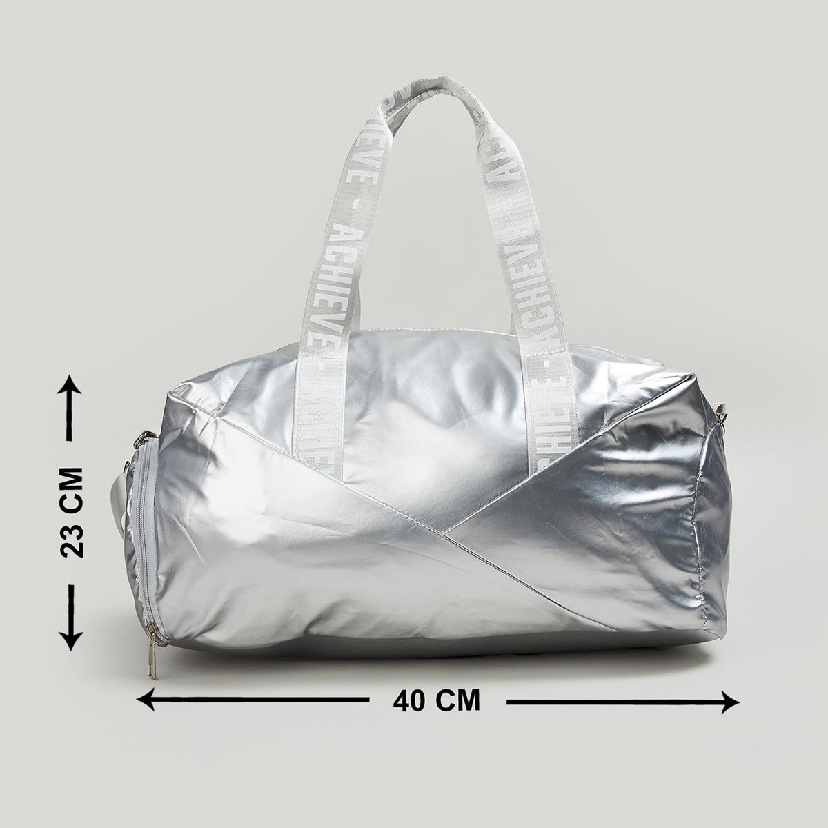 Buy Women Metallic Athleisure Duffle Bag Online at just Rs. 1299.0