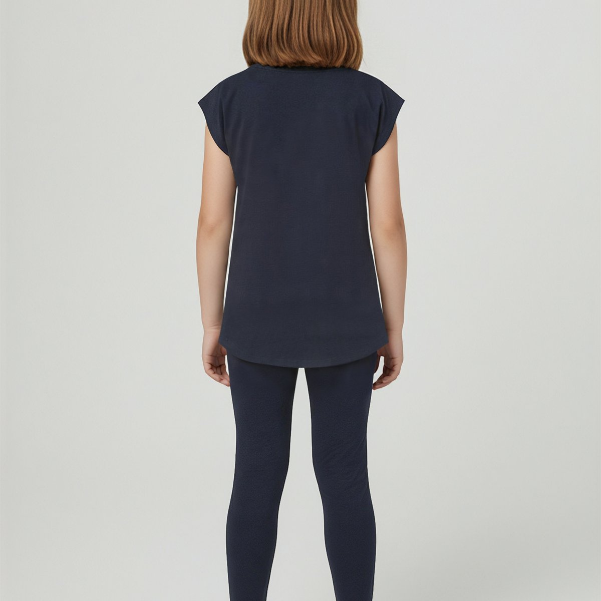 Girls Printed T-shirt and Leggings Set