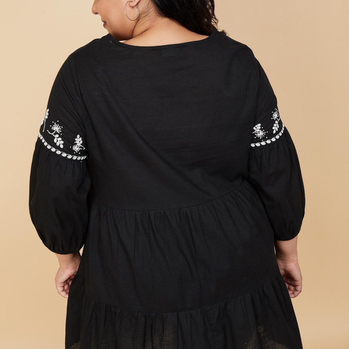 Buy Women Embroidered Tiered Tunic Online at just Rs. 999.0
