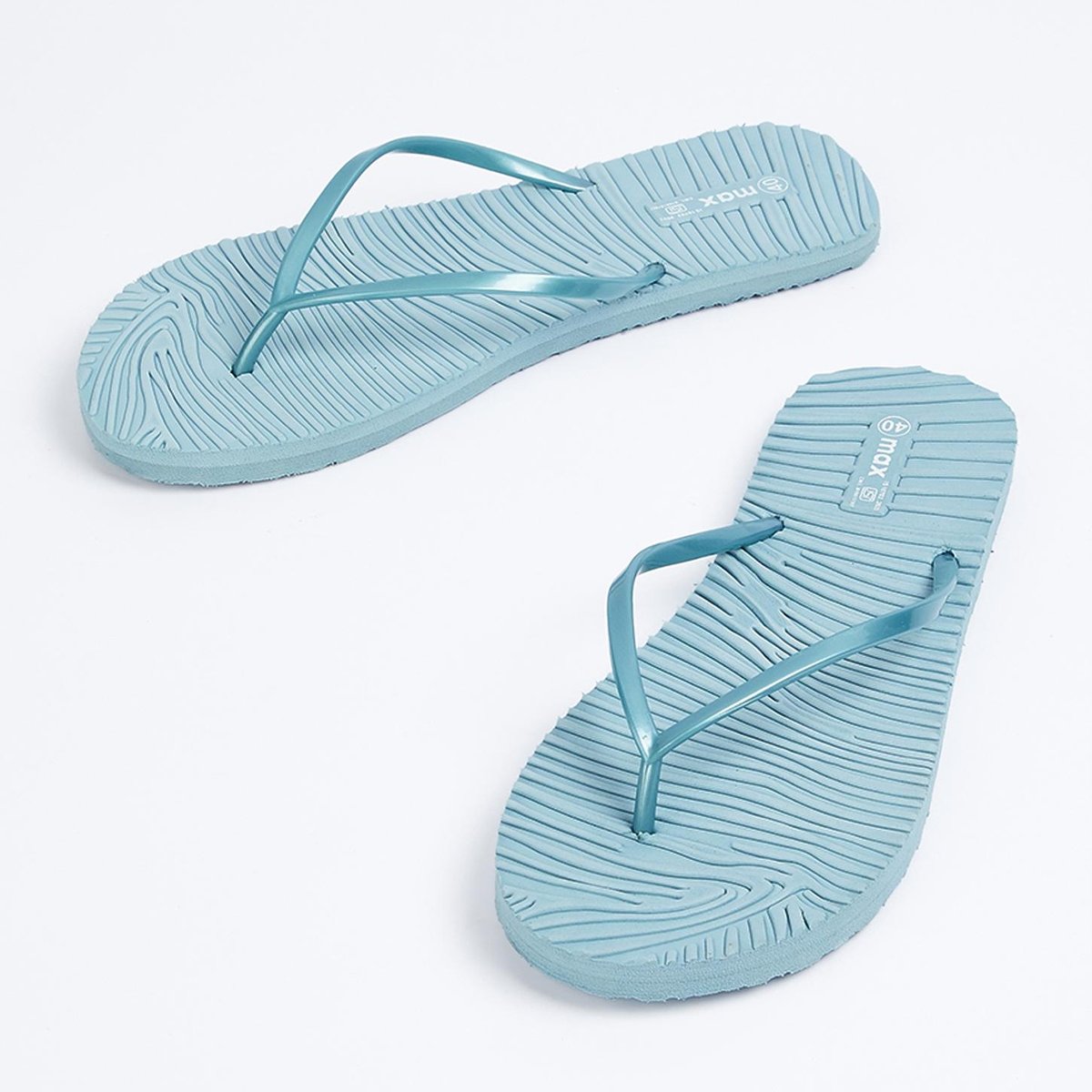 Buy Women Textured Footbed Flip-Flops Online at just Rs. 199.0 