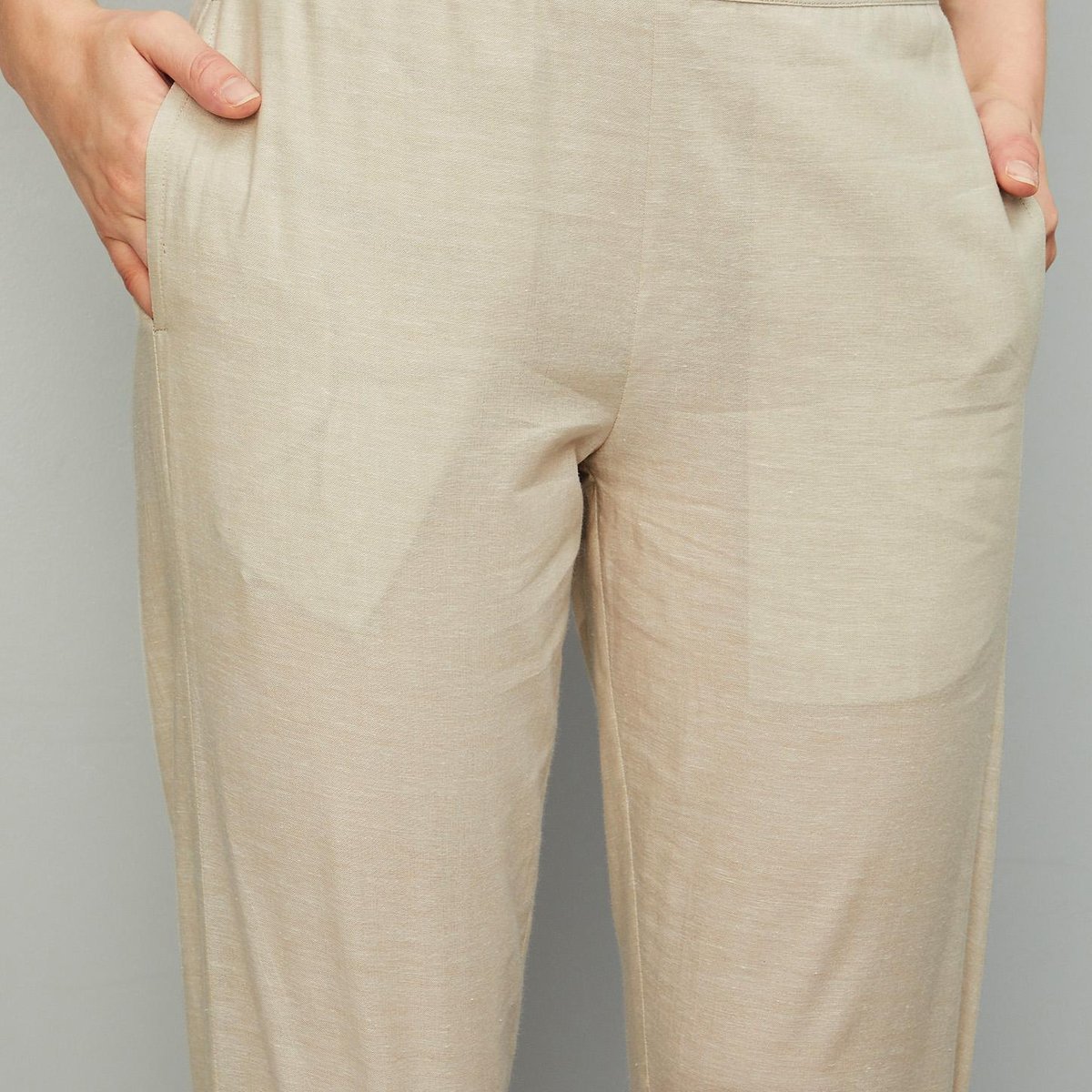 Buy Women Solid Straight Pants Online at just Rs. 599.0