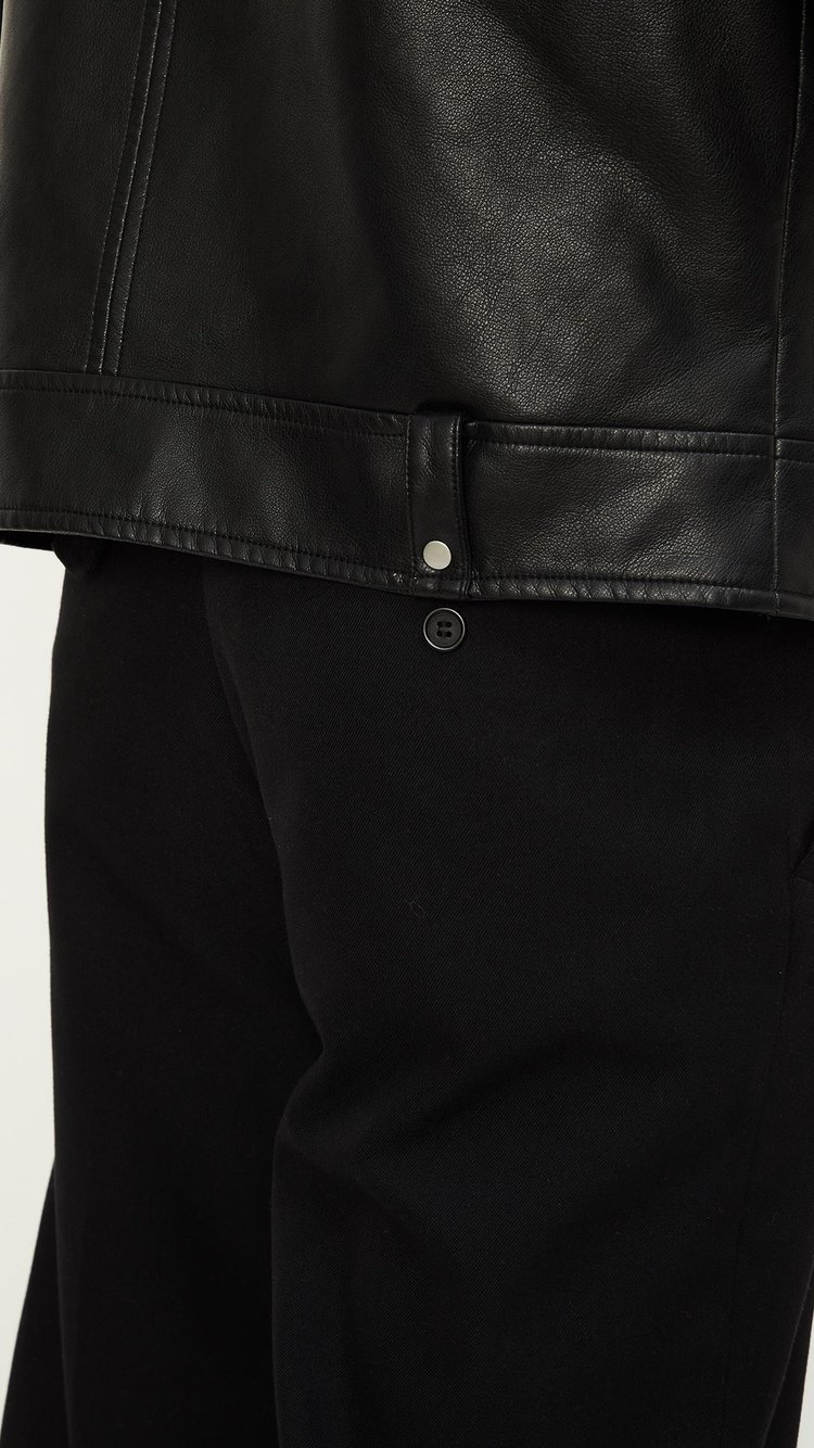 Buy Men Faux Leather Biker Jacket Online at just Rs. 3999.0