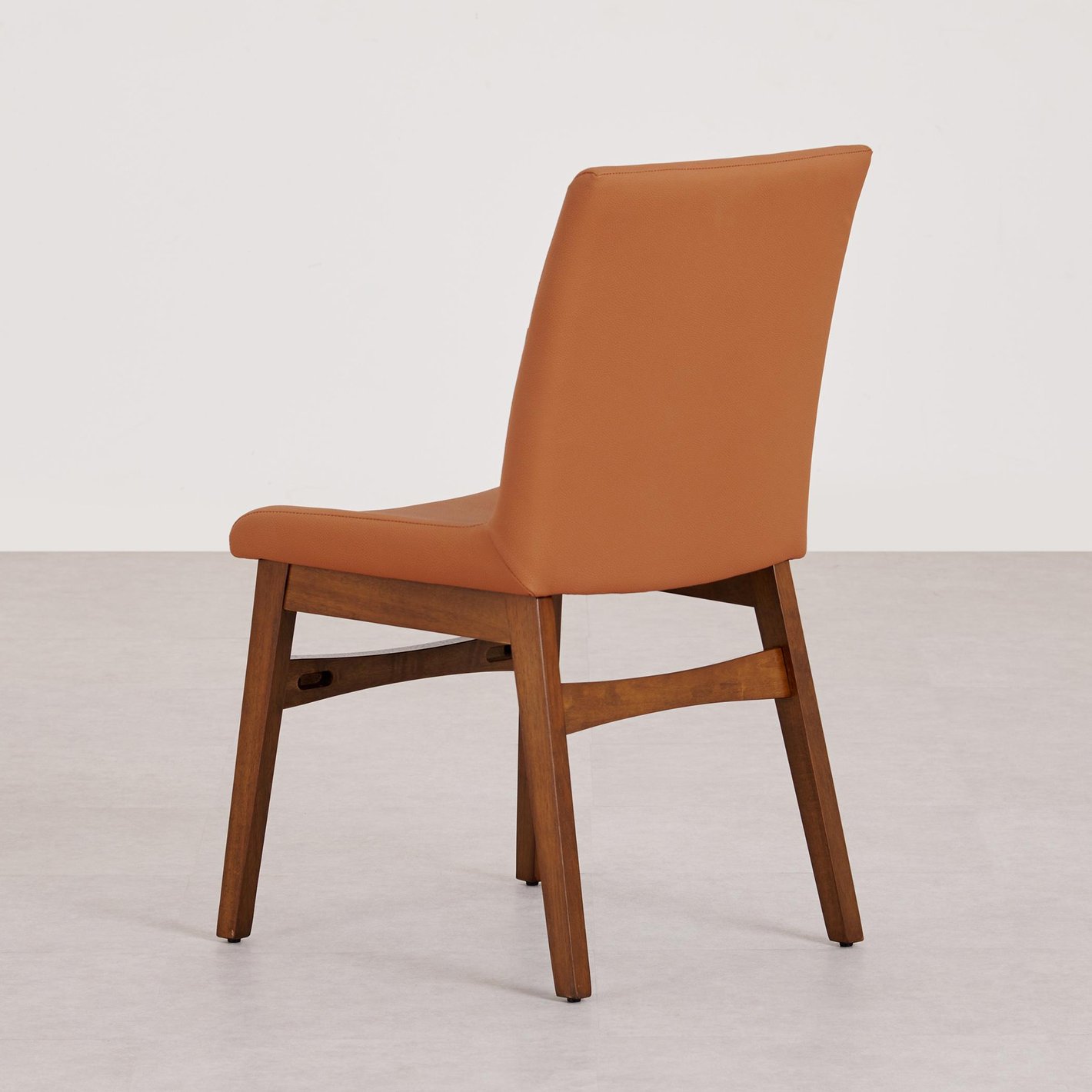 Buy Falcon Set of 2 Faux Leather Dining Chairs - Brown from Home