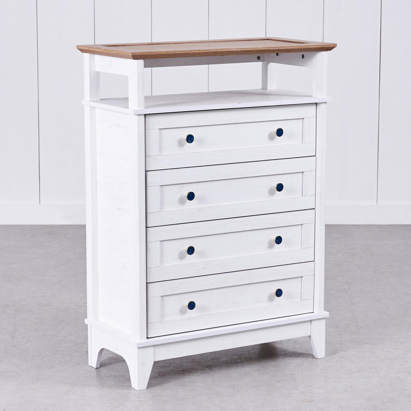 4 Drawer Dresser cheapest Chest Drawers Wooden Clothes Storage Bedroom Furniture White