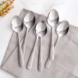 Glister Elke Set of 6 Stainless Steel Dinner Spoons