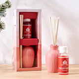 Alisa Ceramic Cranberry Reed Diffuser Set