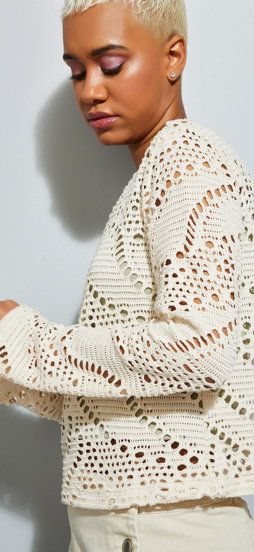 Buy URB_N Women Lace Top With Cropped Tank Online at just Rs
