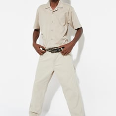 URB_N Men Regular Fit Resort Collar Shirt