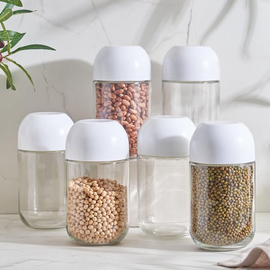 Regal Set of 6 Glass Storage Jars - 600 ml