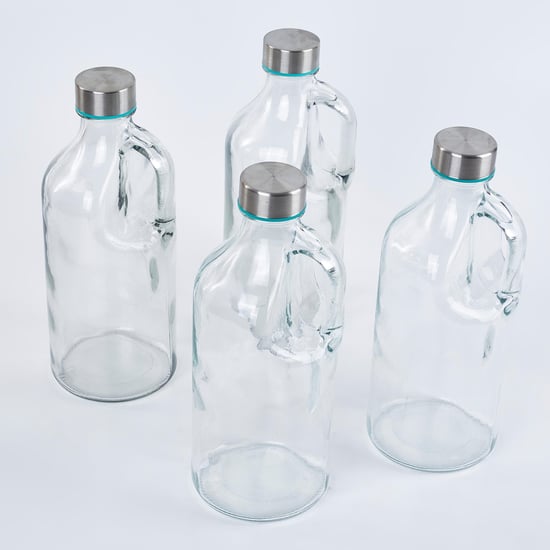 Marley Orlanto Set of 4 Glass Bottles - 1L