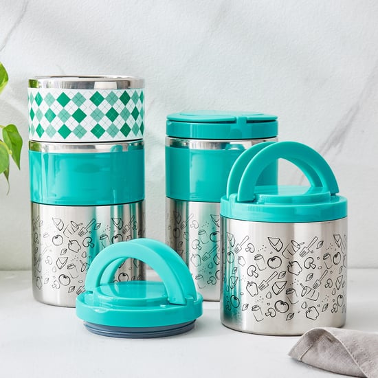 Korobka Arezzo Stainless Steel Lunch Box - 630ml