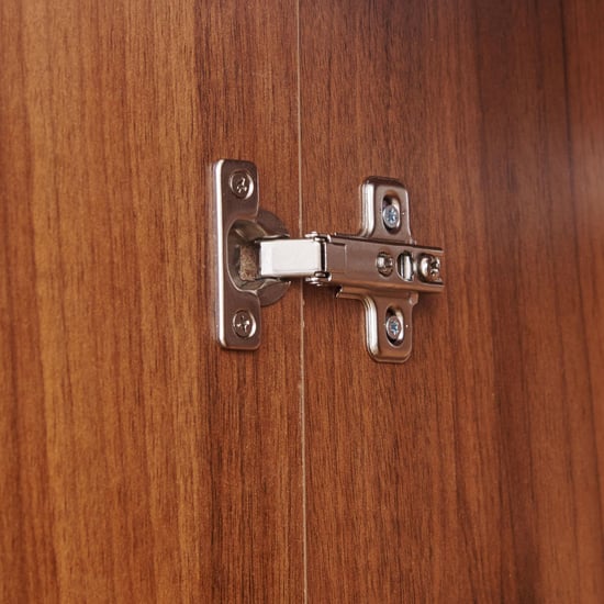 Quadro Promo 2-Door Wardrobe with Mirror - Brown