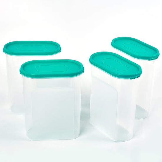Barbados Set of 4 Polypropylene Storage Containers - 2.5L