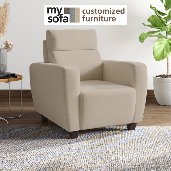 Helios Emily Chenille 1-Seater Sofa - Customized Furniture