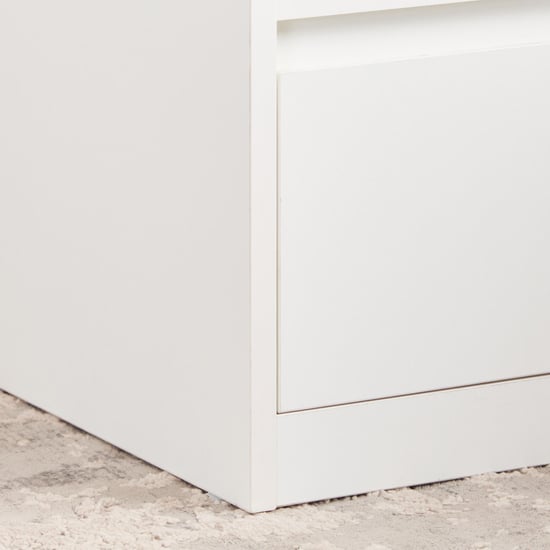 Helios Reynan NXT Bedside Table with Drawer - White