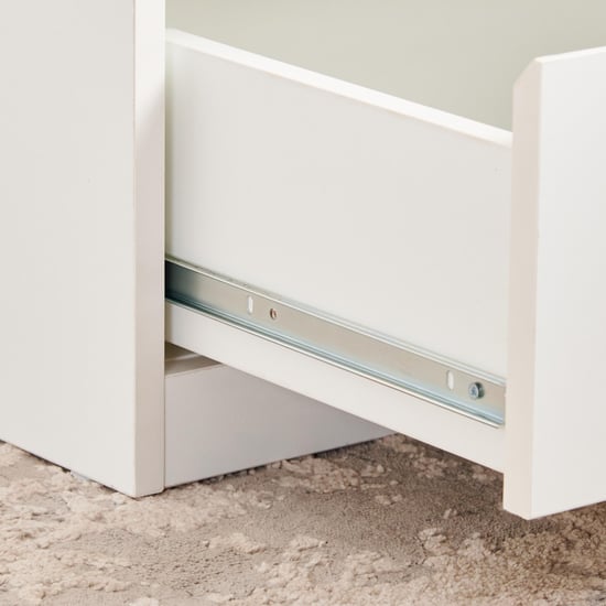 Helios Reynan NXT Bedside Table with Drawer - White