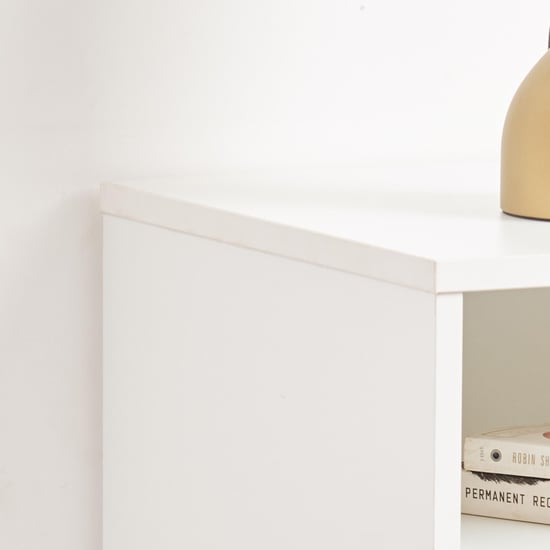 Helios Reynan NXT Bedside Table with Drawer - White