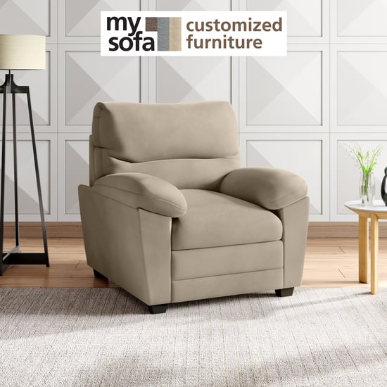 Mojo Velvet 1-Seater Sofa - Customized Furniture