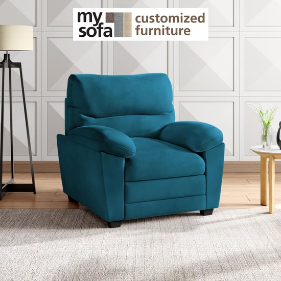 Mojo Velvet 1-Seater Sofa - Customized Furniture