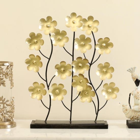 VEDAS Liana Metal Flower Table Accent