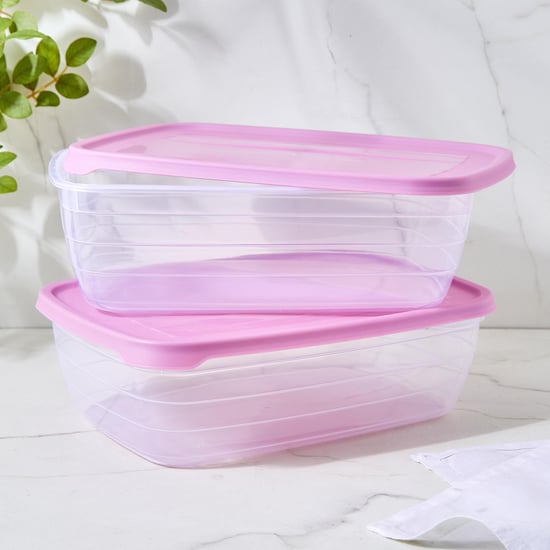 Fiesta Valiant Set of 2 Polypropylene Storage Containers - 3L