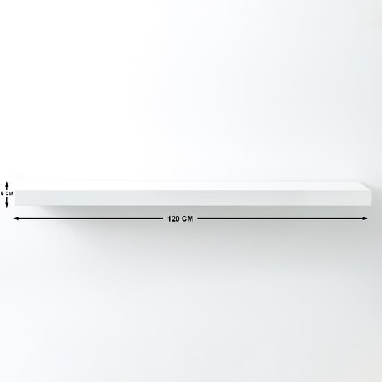 Chicago NXT Floating Wall Shelf - White