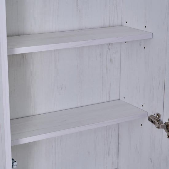 Santorini Dresser with Mirror - White