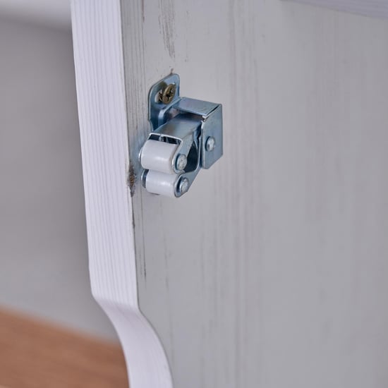 Santorini Dresser with Mirror - White