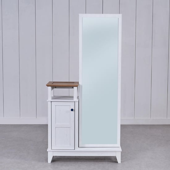 Santorini Dresser with Mirror - White