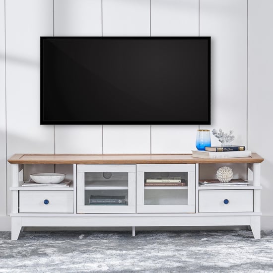 Santorini TV Unit - White