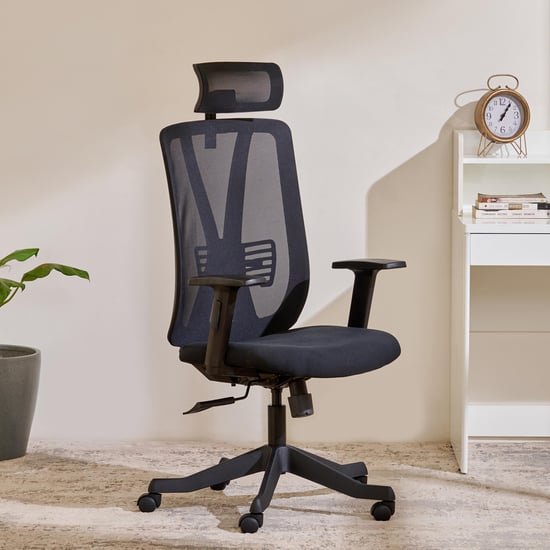 Faraday Mesh High Back Office Chair - Black