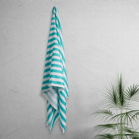 STELLAR HOME Miami Cotton Striped Bath Towel - 150x75cm