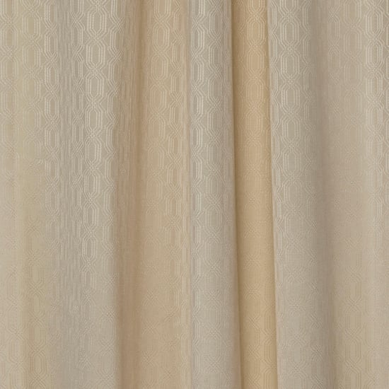 STELLAR HOME Serena Set of 2 Printed Room-Darkening Window Curtains