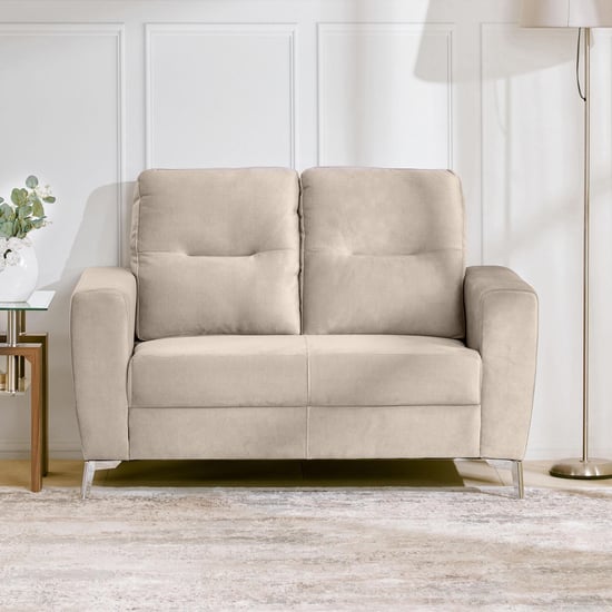 Helios Vive Fabric 2-Seater Sofa - Beige