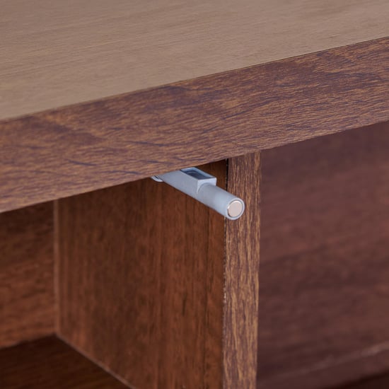 Leon Eldora Queen Bed with Hydraulic Storage - Brown