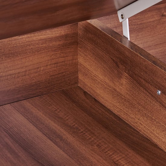 Leon Eldora Queen Bed with Hydraulic Storage - Brown