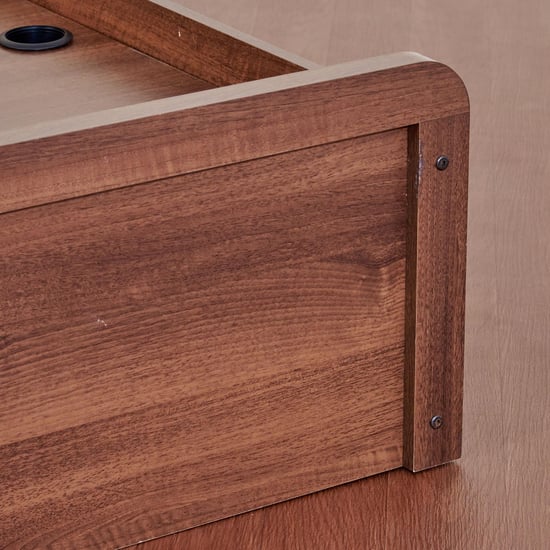 Leon Eldora Queen Bed with Hydraulic Storage - Brown