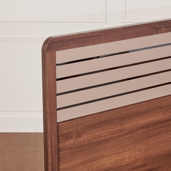 Leon Eldora Queen Bed with Hydraulic Storage - Brown