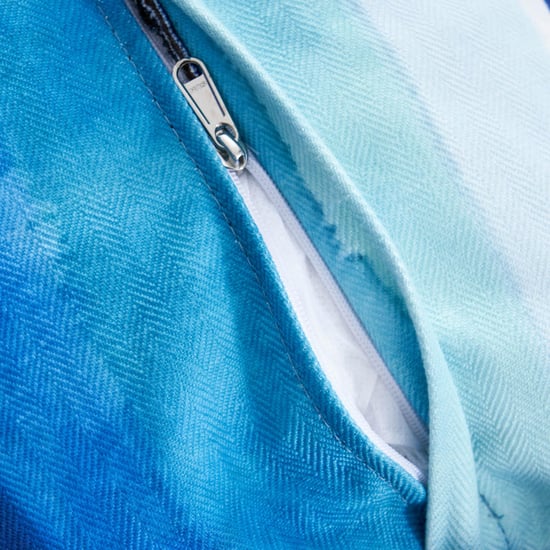 Santorini Fabric Wing Chair with Cushion - Blue