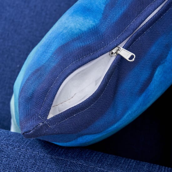 Santorini Fabric 2-Seater Sofa with Cushions - Blue