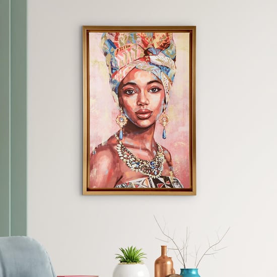 Artistry Enclave Canvas African Lady Picture Frame - 50x75cm