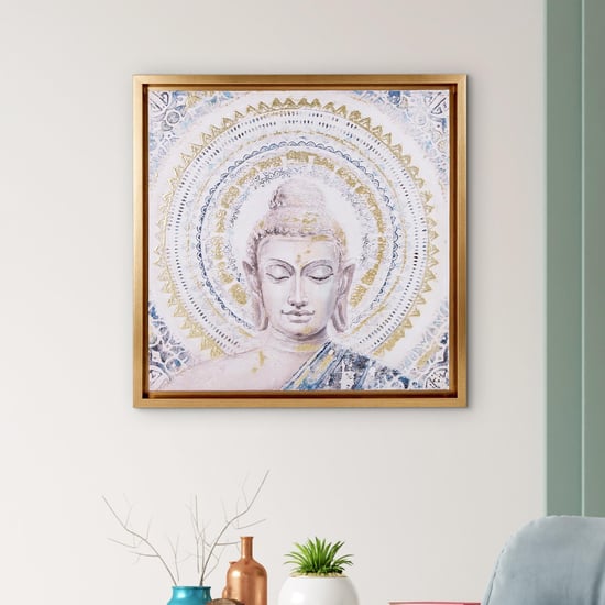 Artistry Enclave Canvas Buddha Picture Frame - 60x60cm