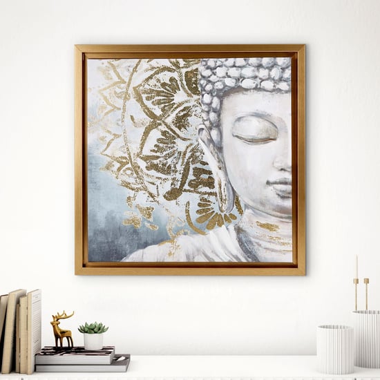 Artistry Enclave Canvas Buddha Picture Frame - 50x50cm