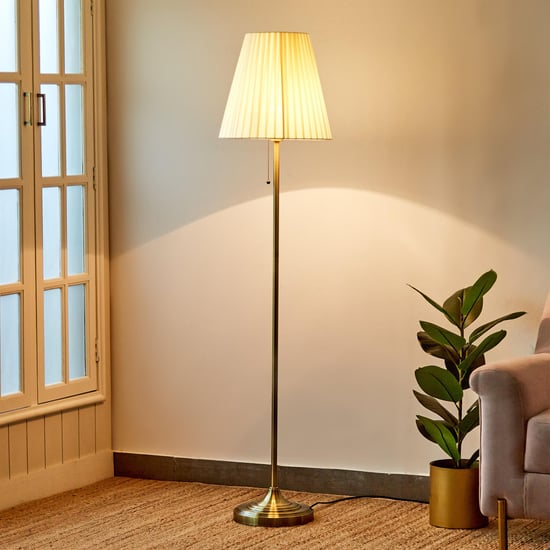 Melody Shellacs Metal Floor Lamp