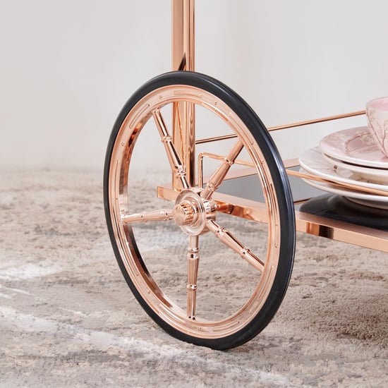 Clair Serving Trolley - Gold