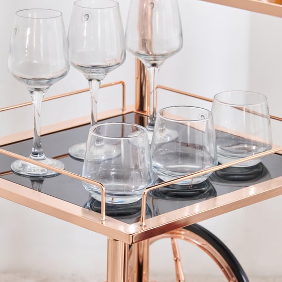 Clair Serving Trolley - Gold